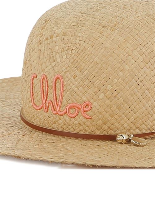 Cappello bambina Chloé in paglia naturale Chloe' Kids | C2086843A